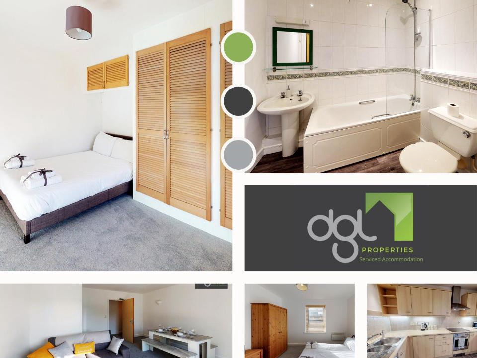 Southampton City Centre Apartment | 2 Bedroom Apartment dgl Serviced Accommodation Southampton City Centre