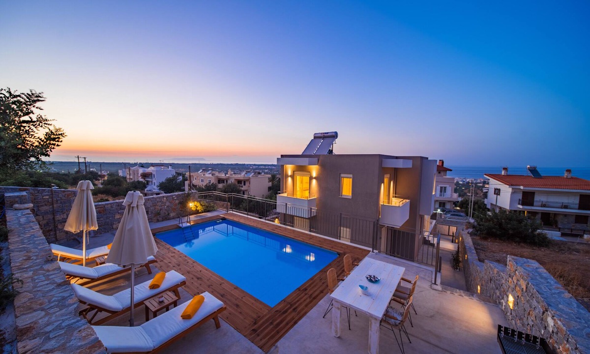 Piskopiano Villa | Aloni 3 bedroom Sea View Villa, sleeps 7 persons