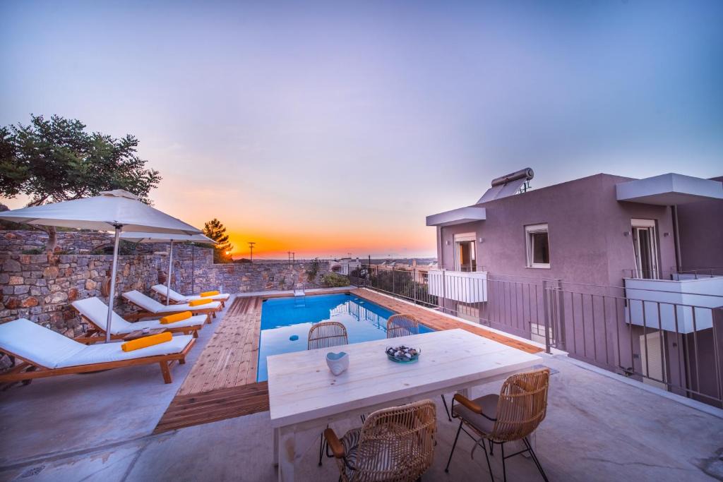 Piskopiano Villa | Aloni 3 bedroom Sea View Villa with private pool