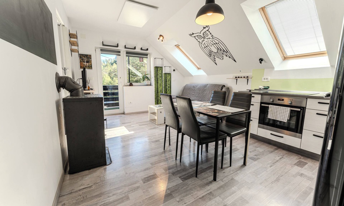 Mojstrana Apartment | Bright & Spacious 2 Bedroom Loft in National Park – Perfect for Nature Lovers!
