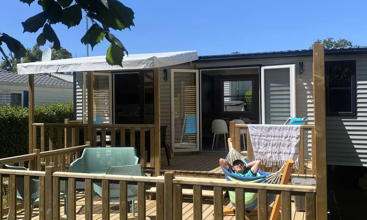 Fouesnant House | Camping maeva Escapades Kersentic * - Mobile Home Garden Side 3 Rooms 4 People + TV