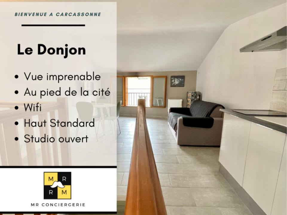 Carcassonne Apartment | Le Donjon - Vue Cité Pied Cite Médiévale Neuf