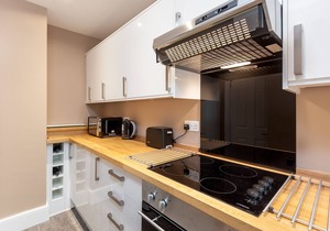 1 bedroom + sofabed property with a fantastic view of Edinburgh Castle