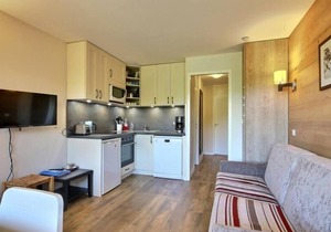 Cozy apartment on slopes with balcony and WiFi