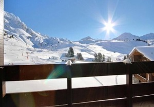 Divisible studio 4 pers. south-facing, balcony, ski-in/ski-out, Belle Plagne