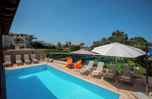 Protaras Villa | A Beachfront Villa with private Heated Pool (Additional charges apply)