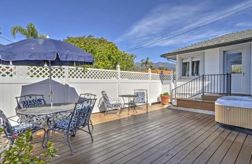 Carpinteria Apartment | Carpinteria Apt with Hot Tub - 10 Min Walk to Beach!