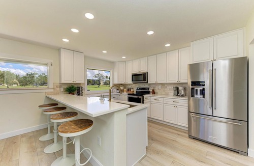 Trailer Estates House | {On IMG Golf Course! WAFFLE BAR/Pool/GameRoom/Beach Gear+