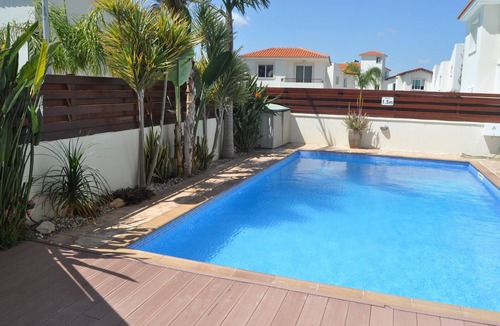 Pernera Villa | Sea and Sun rise views. Villa with private pool and gated children Play Area.