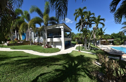 Aguadilla Pueblo Villa | Sleeps 50+ Aguadilla Vacation and Destination Wedding Mansion, private pool etc.