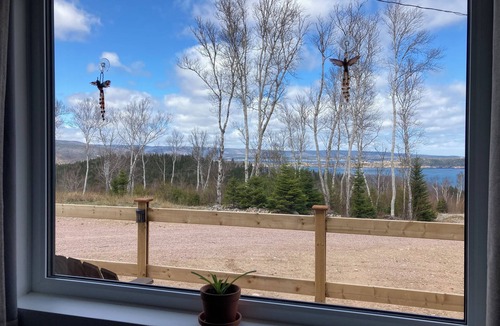 Ingonish Beach Cabin | The Snuggy -NEW! Ocean views -Private - Eco-Lux - King Bed - Adults Only!