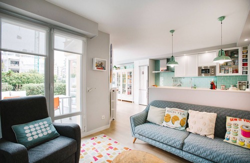 Antiguo Apartment | VILLA ONDARRETA CON PARKING Y AC