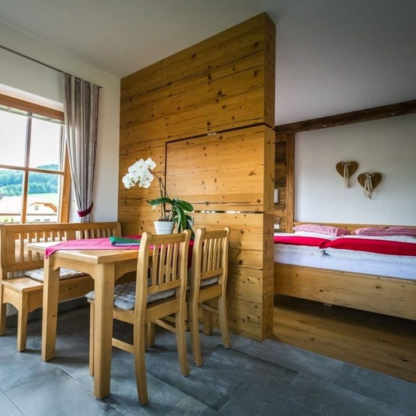 Apartment with balcony and beautiful view of the rising morning sun
