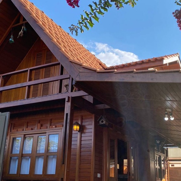 Cozy chalet in Brotas, SP - Rustic area + Air conditioning