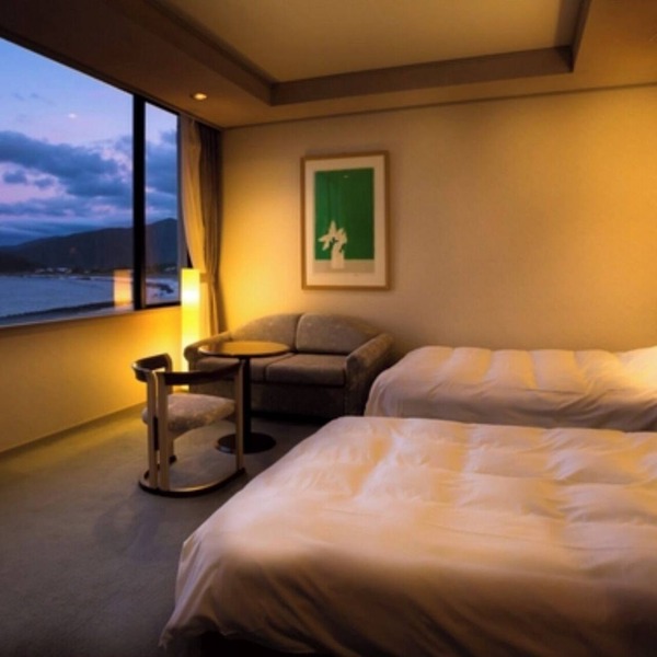 Nonsmoking Westernstyle twin room vs | Hana/Mikata-gun Fukui