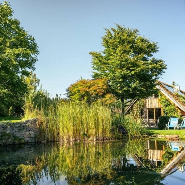 Romantisches Holzhaus mit Schwimmteich, Direkt an Kinderskipiste