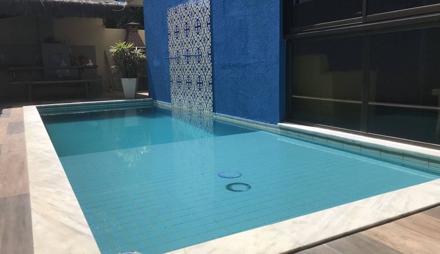 HOUSE WITH POOL IN BARRA DE SÃO MIGUEL, 300m from the beach