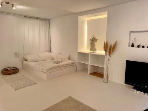 Hasenbergl-Lerchenau Ost Apartment | Eigene Souterrain Keller Wohnung nähe Olympiapark - von privat
