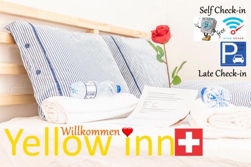 St. Gallen House | YELLOW INN - SIMPLE ROOMS - OLMA Messen & Autobahn 1 Min, HSG 6 Min, Spital 7min, günstige Parkplätze