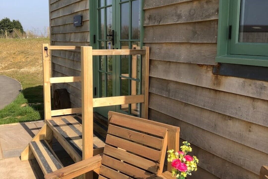 Photo of Patio Balcony in Stone in Oxney