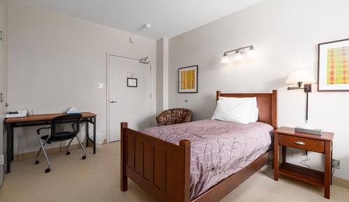 Single Bed with Shared Bathroom